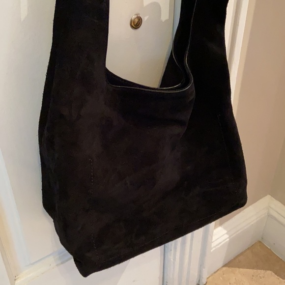 Rebecca Minkoff black suede shoulder back. Mint condition and barely ever used. - Picture 3 of 8